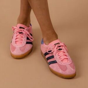 NWT Women’s Adidas Gazelle Indoor Bliss Pink Purple Size 8.5